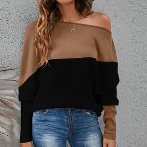 Super cute woman waffle knit sweater